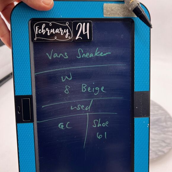 Vans Sneakers Womens 8 Beige Canvas Lace Up Low Top Classic Skateboarding Shoes - Picture 10 of 11